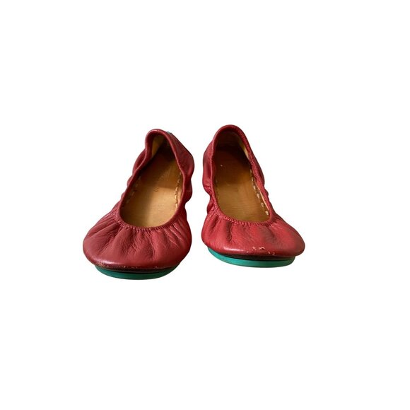 Tieks By Gavrieli Ruby Red Patent Leather Ballet Comfort Flats Shoes Size 10 - Picture 3 of 10